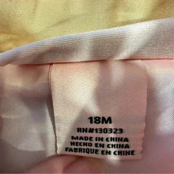 Juicy Couture Toddler Girls Zip Up Rainbow Puffer Vest Sz 18 Months - Picture 4 of 9